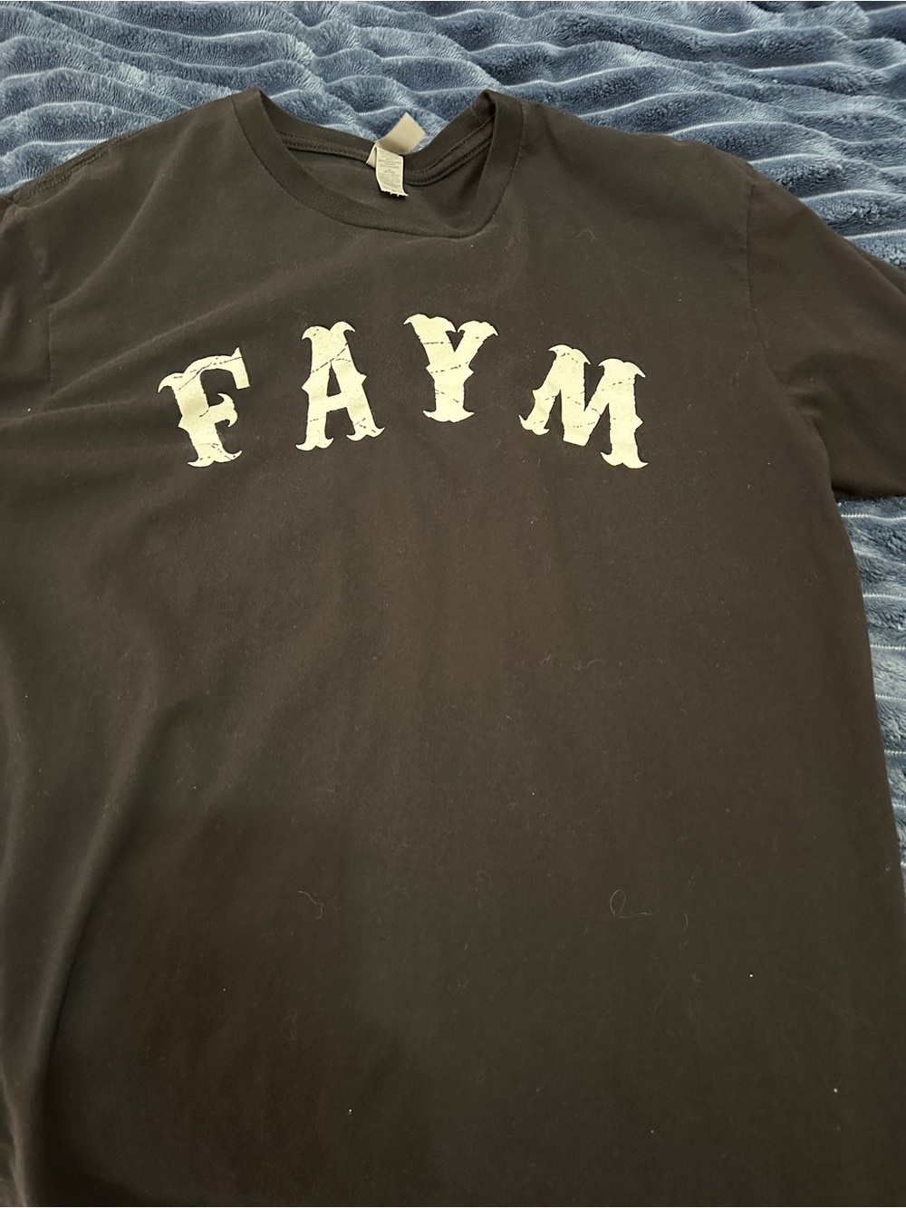 Black T-Shirt with White FAYM(F:@$ All Y’all Motherf-ers) Graphic